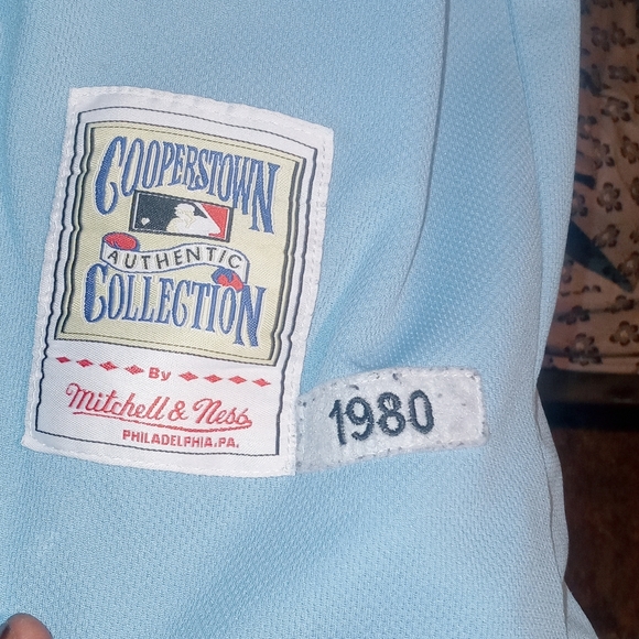 Bo Jackson Kansas City Royals jersey#16 Carolina blue&white. Mitchell&Ness1980 - Picture 6 of 9